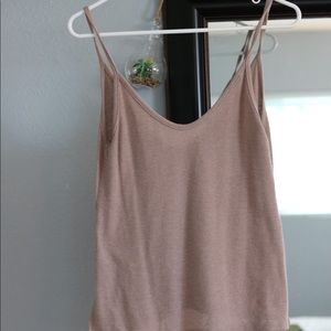 pink brandy melville tank